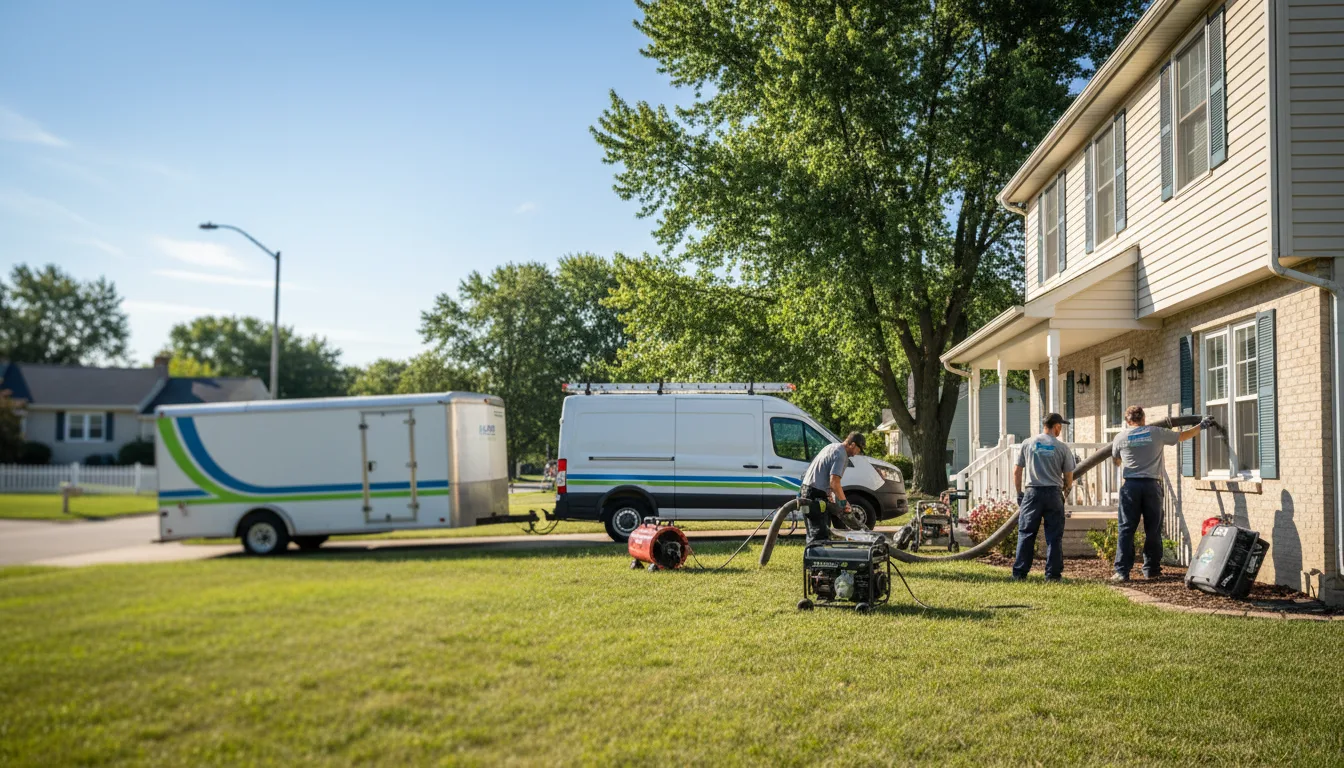 Flooded Basement Restoration And Cleanup With Repair in Wamego, KS near me